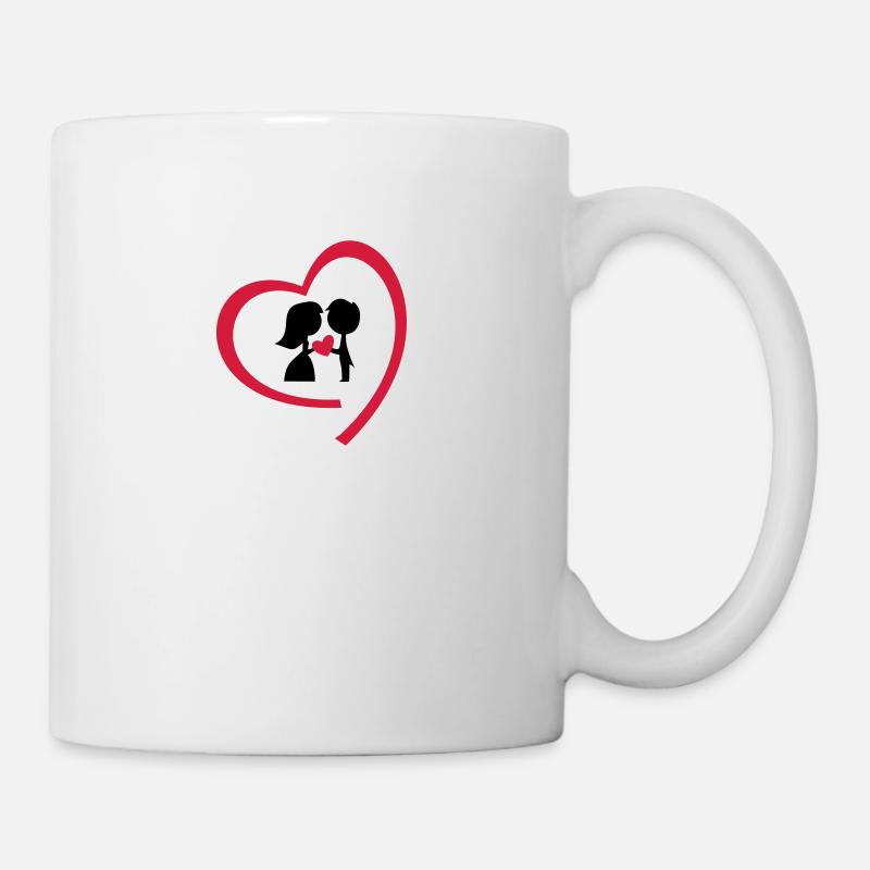 jeunes mariés - Mug blanc - blanc