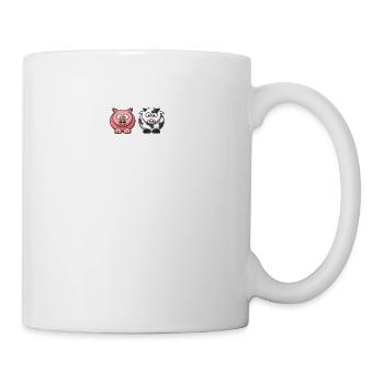 t-shirt végétalien - Mug blanc - blanc - Droite