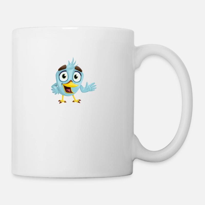 oiseau - Mug blanc - blanc
