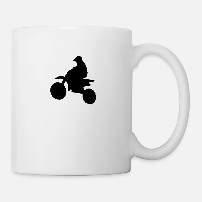 Motorrad - Tasse - Weiß