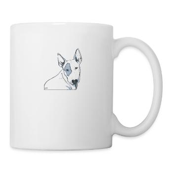 Bull Terrier - Mug blanc - blanc - Droite