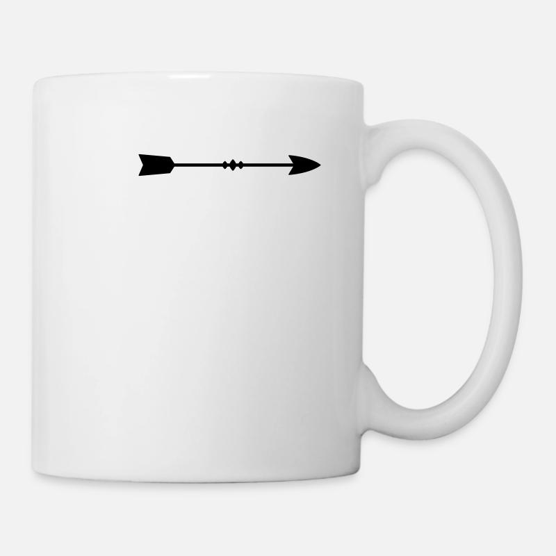 Flèche - Mug blanc - blanc