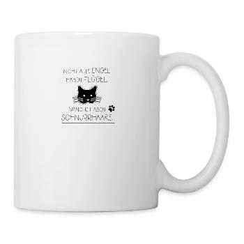 Katze Katzen Kater Geschenk Liebe Siam Maine Coon - Tasse - Weiß - Rechts