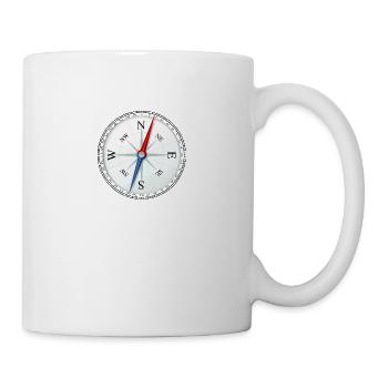 Kompass - Tasse - Weiß - Rechts