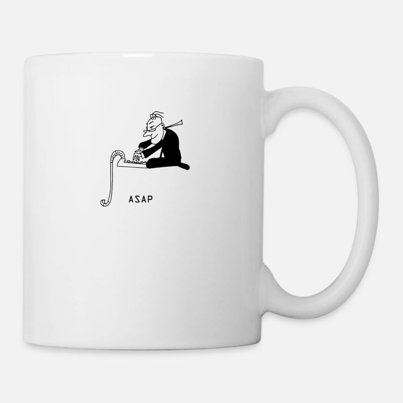 dès que possible - Mug blanc - blanc