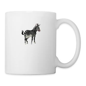 zebra horse safari serengeti africa afrika pferd12 - Tasse - Weiß - Rechts