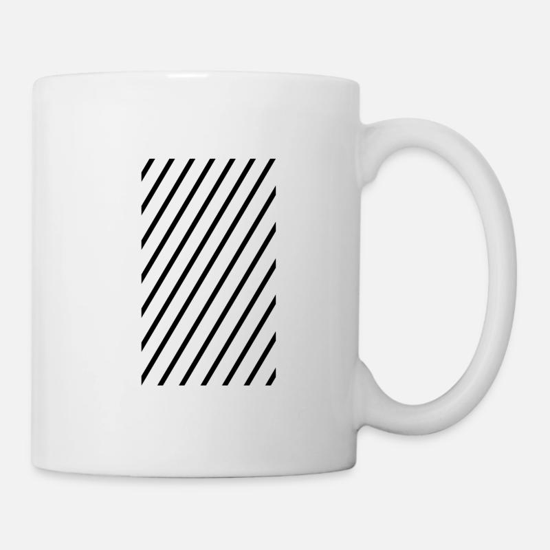Stripe lines lines - Mug - white