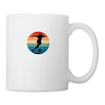 Fussball Spieler Soccer Stürmer Elfmeter - Tasse - Weiß - Rechts