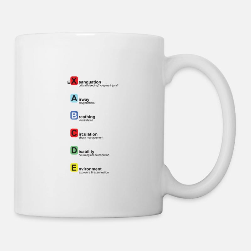xABCDE version allemande - Mug blanc - blanc