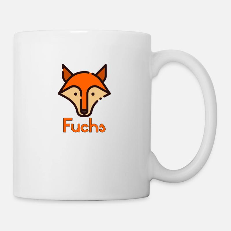 Fuchs - Tasse - Weiß