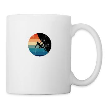 Alpinisme Bouldern Escalade rocheuse - Mug blanc - blanc - Droite
