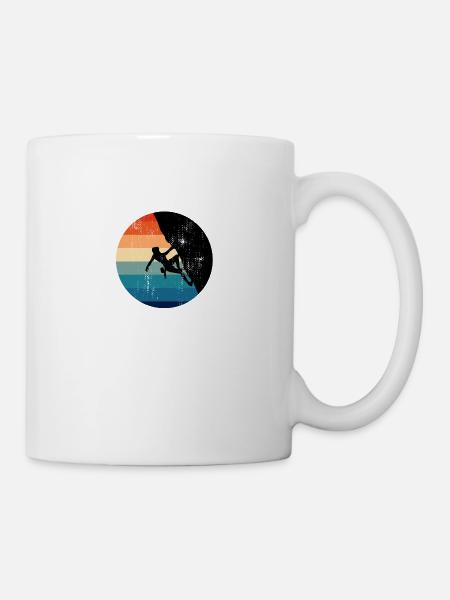 Alpinisme Bouldern Escalade rocheuse - Mug blanc - blanc