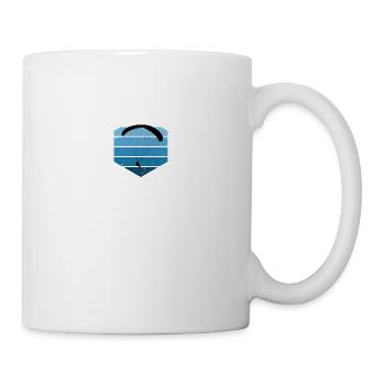 Gleitschirm fliegen Paragliding Paragleiter Shirt - Tasse - Weiß - Rechts