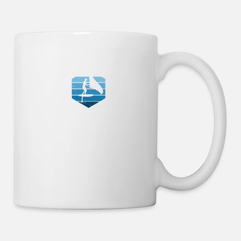 Hydrofoil Wingfoiling Kiten Wingfoil Foilwing Kite - Mug blanc - blanc