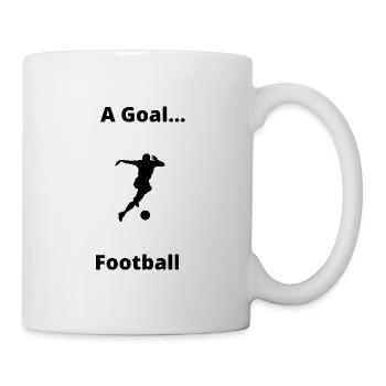 A goal... Football - Mug - white - Right