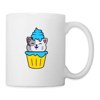 UKRAINE slava ukraini ukraini ukrainian front cat - Mug blanc - blanc - Droite