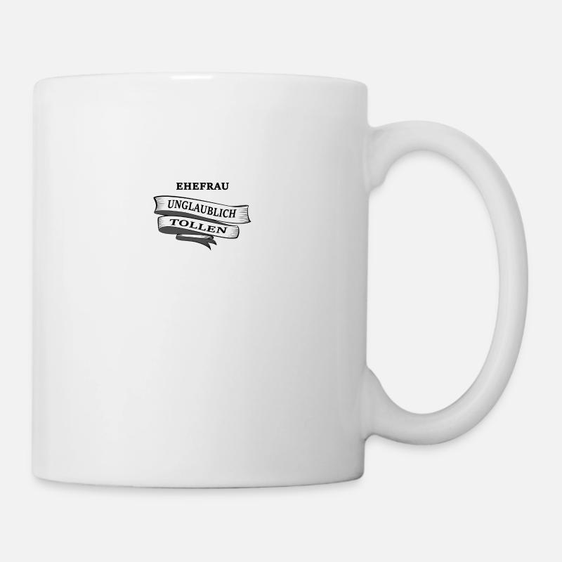 Stolze Ehefrau eines tollen Ehemannes - Tasse - Weiß