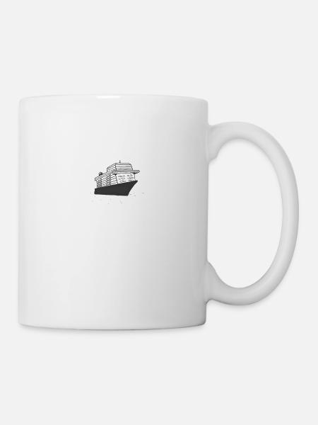 Schiff - Tasse - Weiß