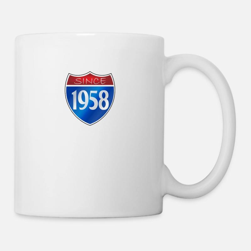 depuis 1958 - Mug blanc - blanc