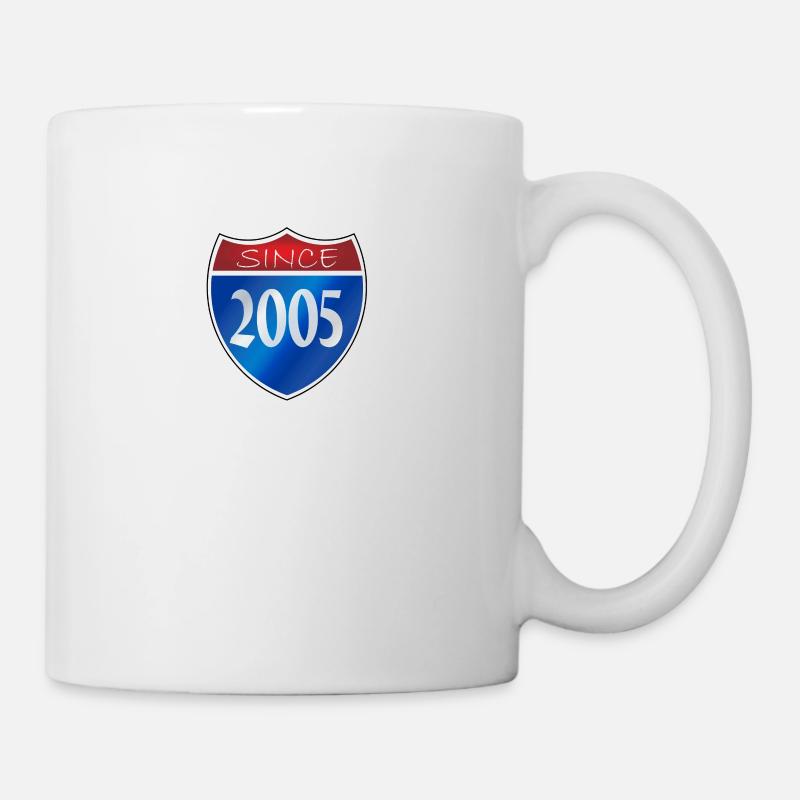 depuis 2005 - Mug blanc - blanc
