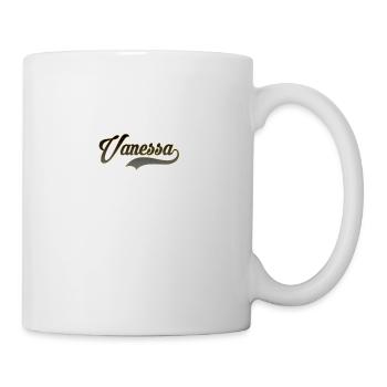 Vorname Vanessa - Tasse - Weiß - Rechts