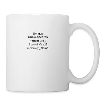 Hamlet - Tasse - Weiß - Rechts