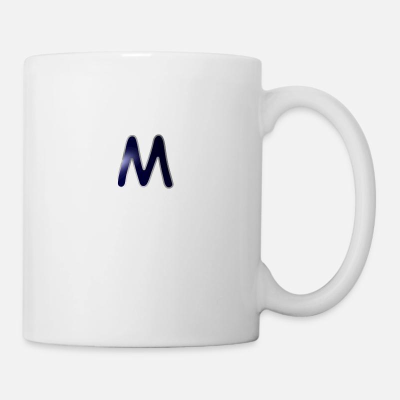 M - Tasse - Weiß