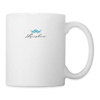 lausbua mit bayrischen bart - Tasse - Weiß - Rechts