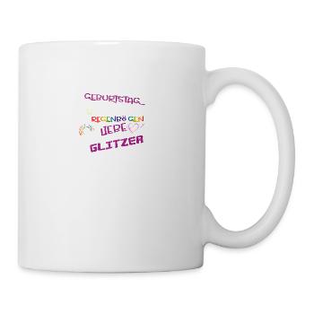 Geburtstagssprüche Sonnenschein Regenbogen & Liebe - Tasse - Weiß - Rechts