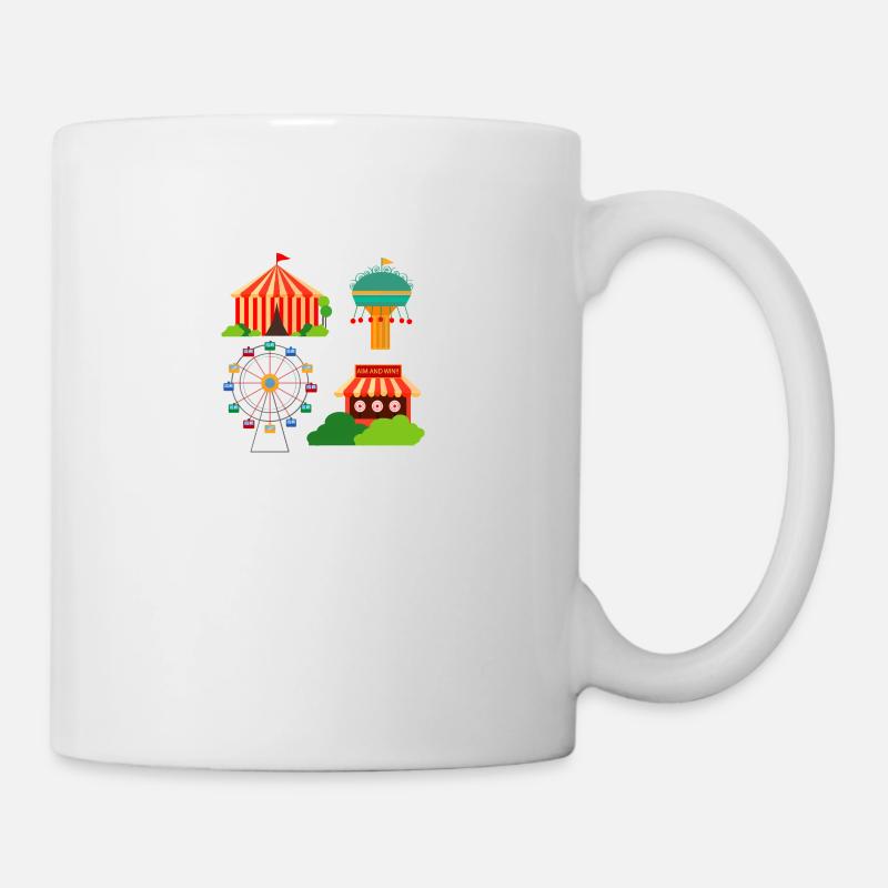 fête foraine - Mug blanc - blanc