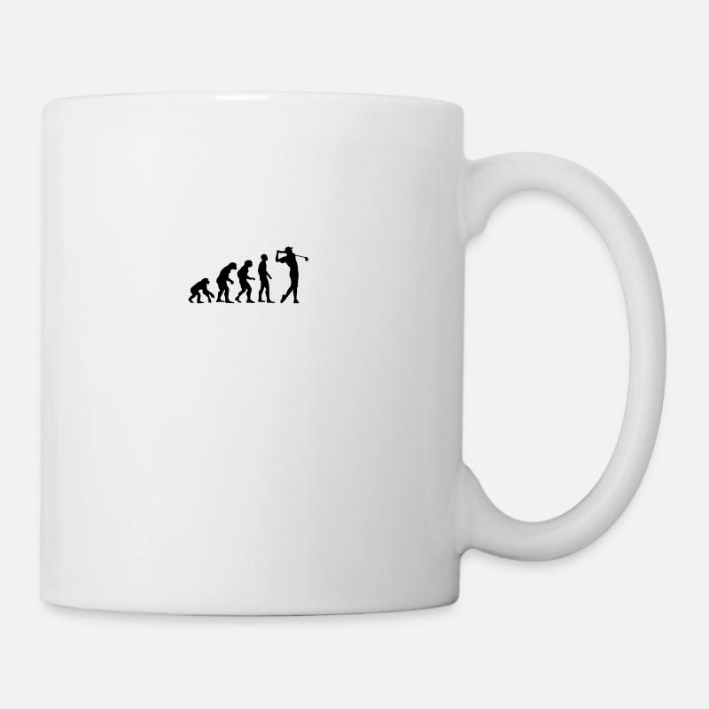 évolution Golf - Mug blanc - blanc