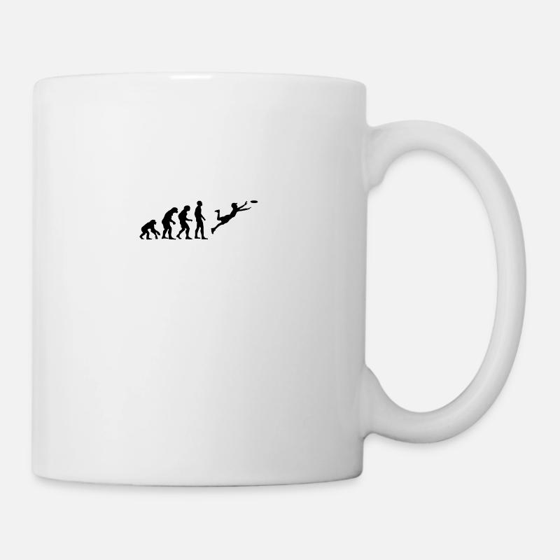 Ultimate Frisbee Evolution - Mug - white