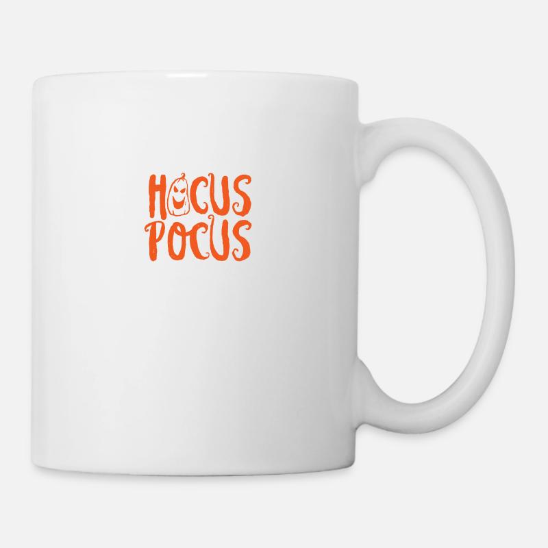 Halloween Hocus Pocus. Kürbis. Herbst. Hexen.Witch - Tasse - Weiß