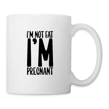 I'm Not Fat I'm Pregnant 2 - Mug - white - Right