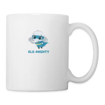 ELE-MIGHTY - Mug blanc - blanc - Droite