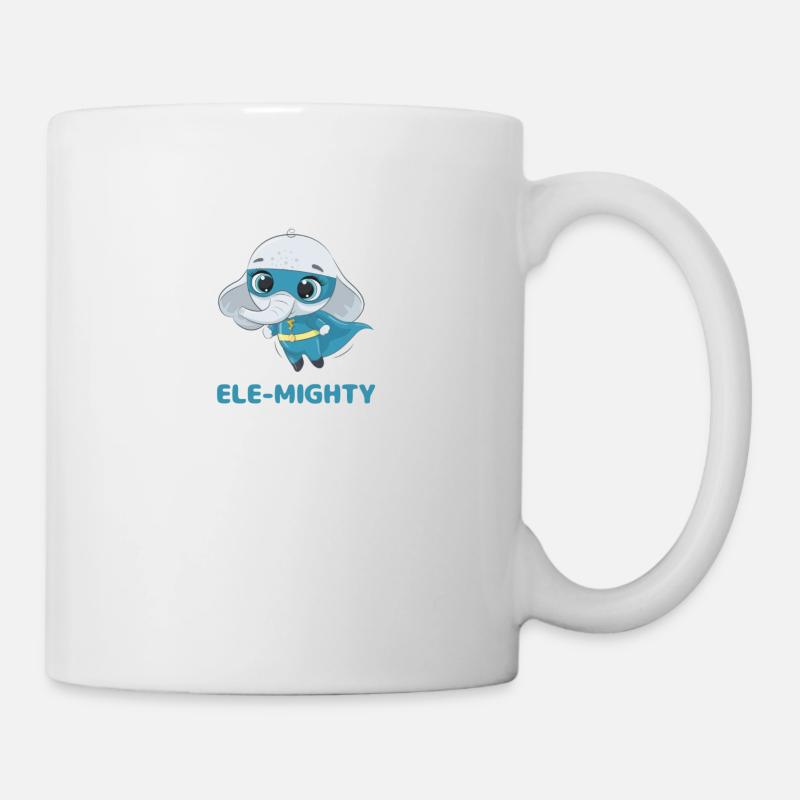 ELE-MIGHTY - Mug blanc - blanc