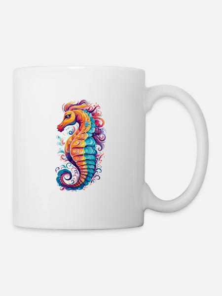 Seepferdchen Unterwasserwelt für eine - Tasse - Weiß