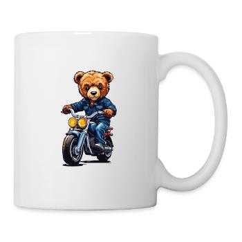 Ours en peluche / Peluche / Animal en peluche / Idée cadeau - Mug blanc - blanc - Droite