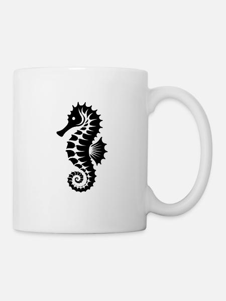 Seepferdchen für Junior Schwimmtraining - Tasse - Weiß