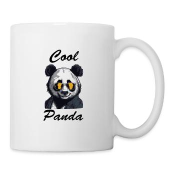 Panda / Animal / Zoo / Bamboo / Wild / Childlike - Mug - white - Right
