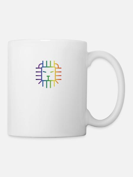 Pride Löwe - Tasse - Weiß