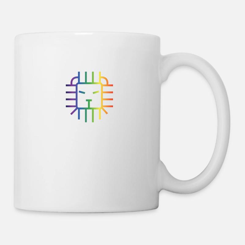 Lion de la fierté - Mug blanc - blanc