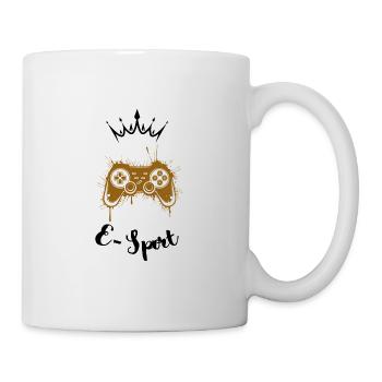 E-sport black gold - Mug - white - Right