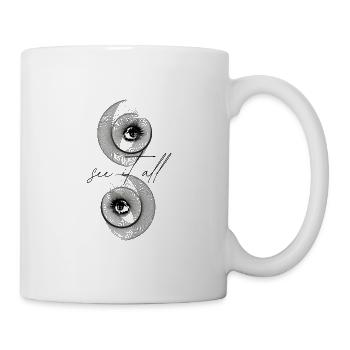 See it all - Tasse - Weiß - Rechts
