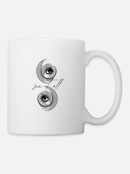 See it all - Tasse - Weiß
