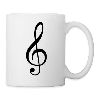 Musik - Tasse - Weiß - Rechts