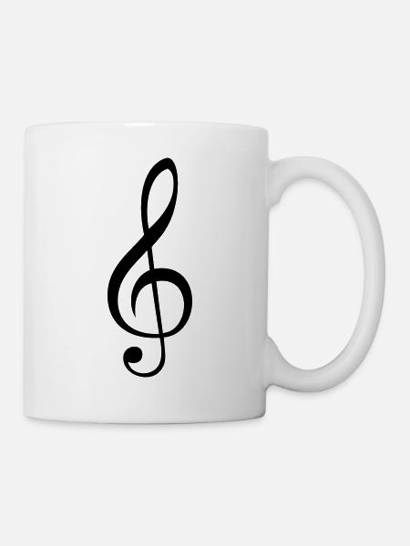 musique - Mug blanc - blanc
