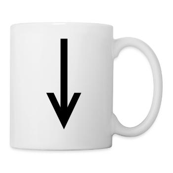 arrow - Mug - white - Right