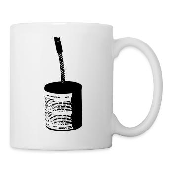 Delova Rana Blitzknaller Blitzknallsatz Feuerwerk - Tasse - Weiß - Rechts