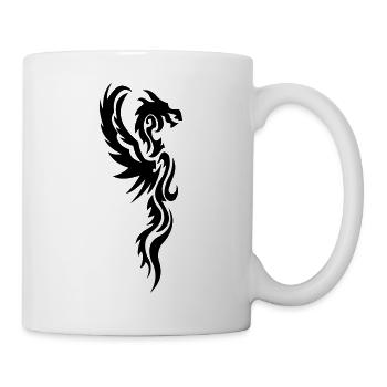 tribal dragon - Mug - white - Right